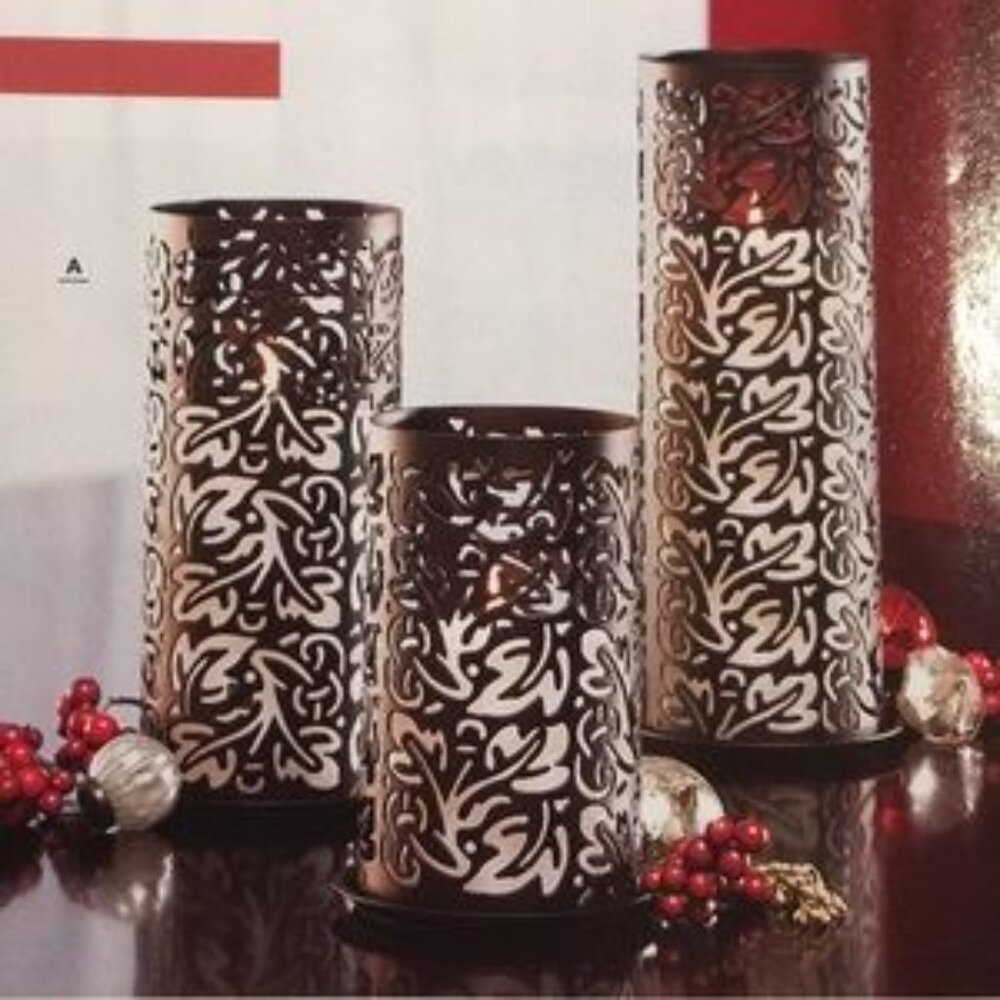PartyLite Thai Inspiration Medium Pillar Sleeve